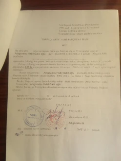 Satılır torpaq sahəsi16 sot, Qobu q.